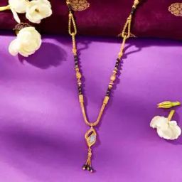Women Yellow Gold Metro Grace Modern Mangalsutra-image-42