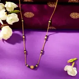 p n gadgil jewellers Women Yellow Gold Maniratna Modern Mangalsutra-picture-15