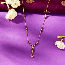 Women Yellow Gold Mod Sutra Mangalsutra-image-71