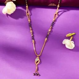Women Yellow Gold Beaded Mangalsutra-image-67