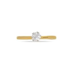 Women Yellow Gold Signity Sparkle Ring-image-70