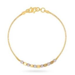 22Kt Yellow Gold Ball Beaded Bracelet-image-11