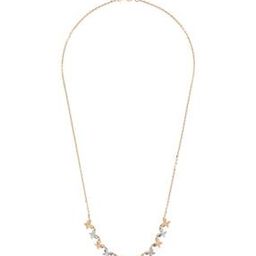 Women Rose Gold Winged Butterfly Necklace-image-10
