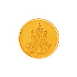 Yellow Gold Swarnavarsham Hallmarked Lakshmi Gold Coin-image-16