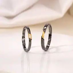 His & Her Sterling Silver Forever Band Rings-image-31
