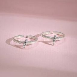 Women Sterling Silver Diljeet Adjustable Toe Rings-image-66