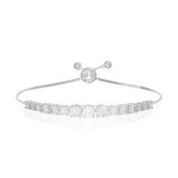 Women Sterling Silver Timeless Style & Grace Solitaire Bracelet-image-2