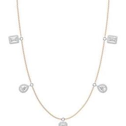 Women Sterling Silver Charm Necklace-image-4