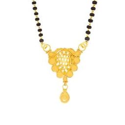 Women Radha Yellow Gold Mangalsutra Pendant-image-78