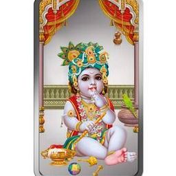 Sterling Silver Laddoo Gopal Bar-36