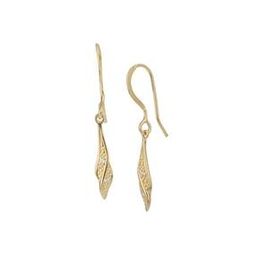 Women Sterling Silver Gold-Plated CZ Contemporary Drop Earrings-image-77