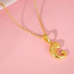 Women Sterling Silver Gold-Plated Ganapathi Pendant with Chain-image-60