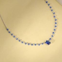 Women Sterling Silver Glint Necklace-image-16