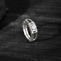 Men Sterling Silver Rock Ring-image-33
