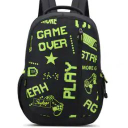 Men New Neon Typographic Print Backpack-picture-11