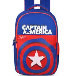 Men Caption America Print Backpack-image-47