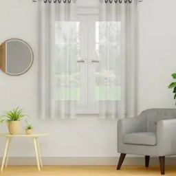 Set of 2 Geometric Print Window Curtains-2