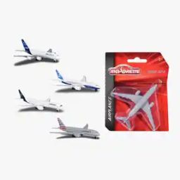 Airport License 13 Cm Diecast Single Vehicle (4 Assorted) Collectible Model For Kids 3Y+-3