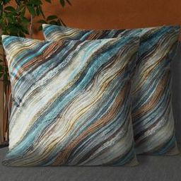 Set of 2 Printed Cushion Covers 16" x 16"-picture-33