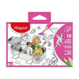 Colouring Postcards Set-40