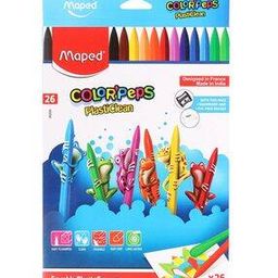 Pack of 26 Color Peps Erasable Crayons & Sharpner with Eraser-11