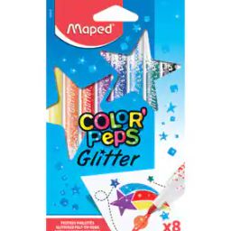 Pack of 8 Glitter Felt Tip Pen-14