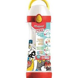 Graphic Print Water Bottle-25