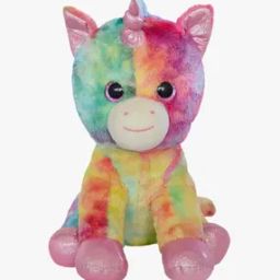 Plush Stuffed Tie & Dye Cute Unicorn Soft Toy-image-22