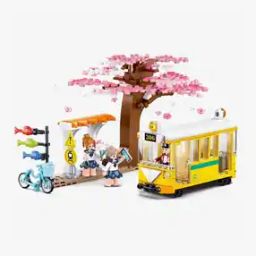 Happy Diary-Downtown Tram Building Block Toy-43