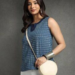 Geometric Print Relaxed Fit Top-image-36