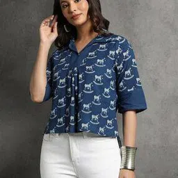 Dabu Print Relaxed Fit Top-picture-10