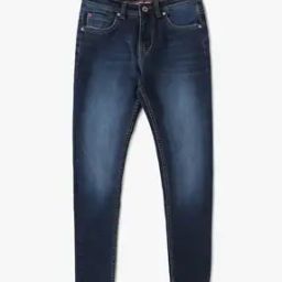 Boys Mid-Wash Skinny Fit Jeans-32