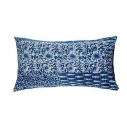 Bird Printed Cotton Kantha Quiled Pillow Covers-66