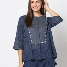 Solid Top with Button Details-image-11
