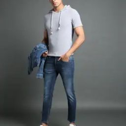 Men Lightly Washed slim Fit Jeans-image-14