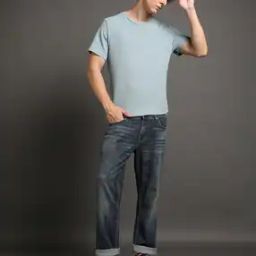 Men Arthur Mid-Wash Straight Fit Jeans-image-18