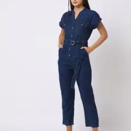 Jumpsuit with Flap Pockets-43