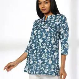Women Floral Print Tunic-image-72