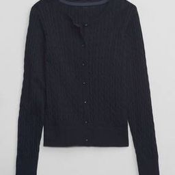 Cotton Cable-Knit Cardigan-picture-22