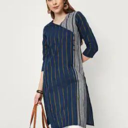 Striped Straight Kurta-image-5