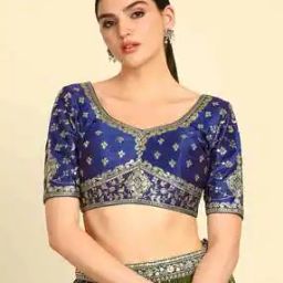 Women Embroidered Back-Open Blouse-image-31