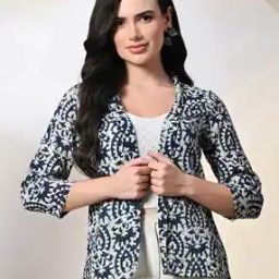 Women Printed Regular Fit Shrug-46