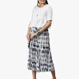 Printed Culottes with Insert Pockets-image-44