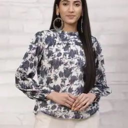 Women Floral Print Regular Fit Top-image-93