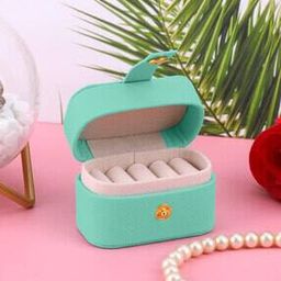 Portable Storage Jewellery Box Organiser with Divider Containers-17
