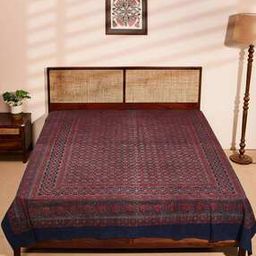 120 TC Printed King Size Bed Cover-picture-45