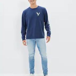 american eagle Men Mid-Wash Mid-Rise Skinny Jeans-picture-21
