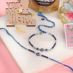 Set of 2 Artificial Beads Rakhi -51