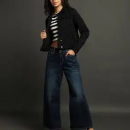 Women Lightly Washed 94 Baggy Wide-Leg Jeans-image-60