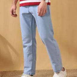 Men Mid Rise Fixed Waist Jeans-image-12